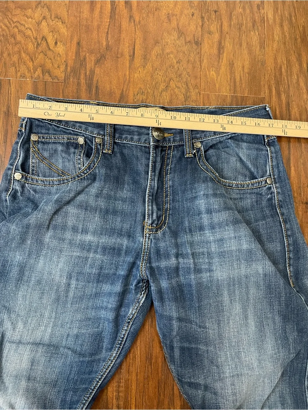 Wranglers 20X Mens Medium Dark Wash Denim Western Jeans Size 34x34 Regular